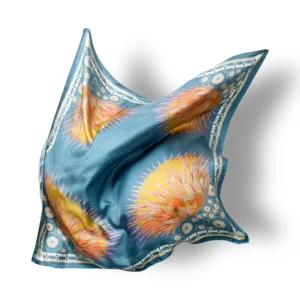 Foulard Le Cardon En Fleurs - La trame botanique