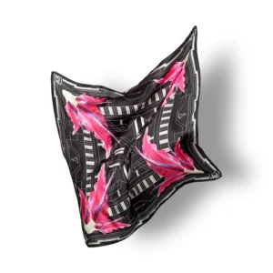 Foulard Le Petit Dragon - La trame botanique