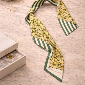 Cravate Rose de Jéricho - La trame botanique